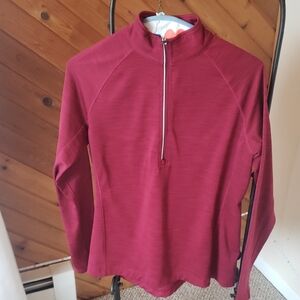 Asics Maroon Sports Apparel